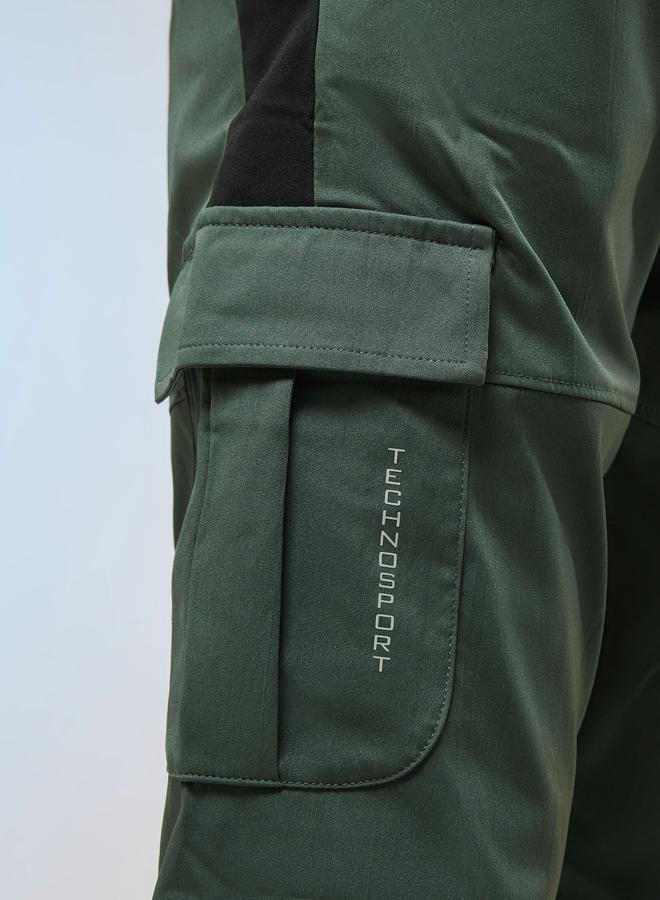 Technosport Boys Straight Fit Cargo Trackpants With Ts Flexi - Image 3